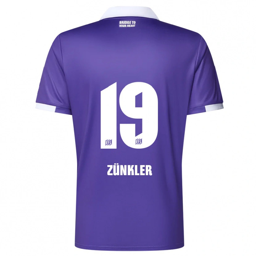 Danxen Herren Bernd Zünkler #19 Lila Weiß Heimtrikot Trikot 2025/26 T-Shirt Österreich