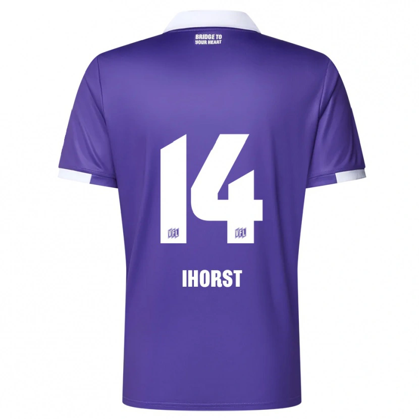 Danxen Herren Luc Ihorst #14 Lila Weiß Heimtrikot Trikot 2025/26 T-Shirt Österreich