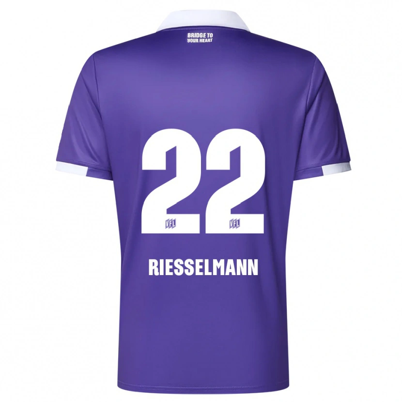Danxen Herren Bernd Riesselmann #22 Lila Weiß Heimtrikot Trikot 2025/26 T-Shirt Österreich