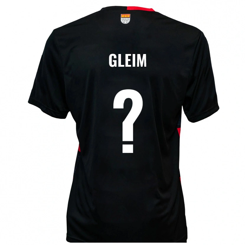 Danxen Herren Rebecca Gleim #0 Schwarz Rot Heimtrikot Trikot 2025/26 T-Shirt Österreich