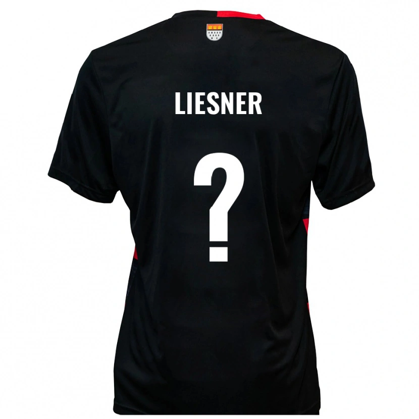Danxen Herren Annalena Stephanie Liesner #0 Schwarz Rot Heimtrikot Trikot 2025/26 T-Shirt Österreich