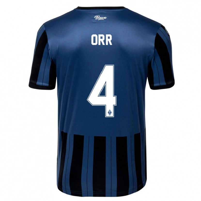 Danxen Herren George Orr #4 Blau Grau Schwarz Heimtrikot Trikot 2025/26 T-Shirt Österreich