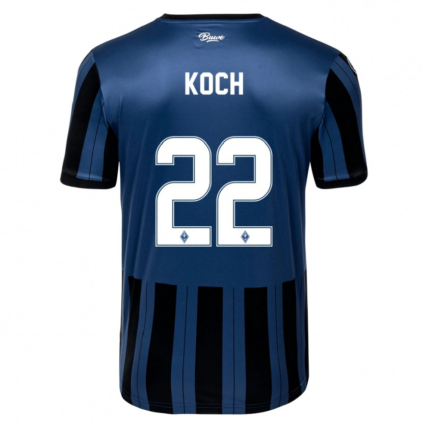 Danxen Herren Nico Koch #22 Blau Grau Schwarz Heimtrikot Trikot 2025/26 T-Shirt Österreich