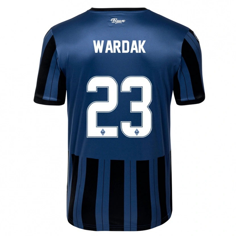 Danxen Herren Yusuf Wardak #23 Blau Grau Schwarz Heimtrikot Trikot 2025/26 T-Shirt Österreich