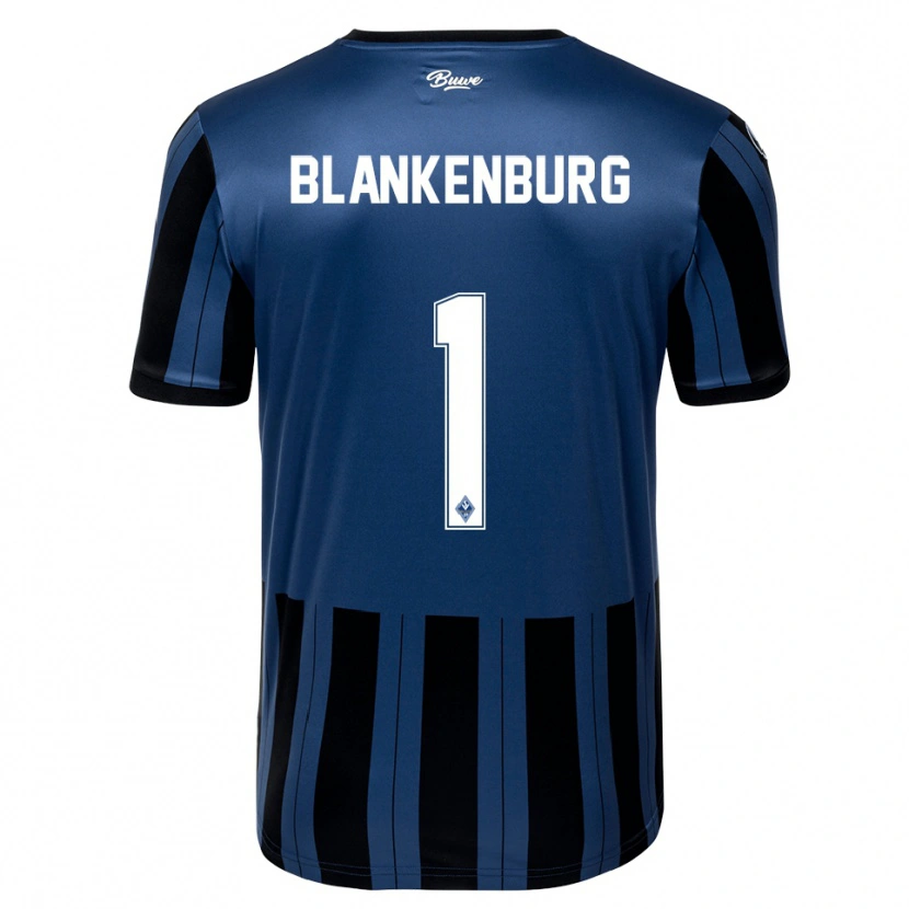 Danxen Herren Luca Blankenburg #1 Blau Grau Schwarz Heimtrikot Trikot 2025/26 T-Shirt Österreich