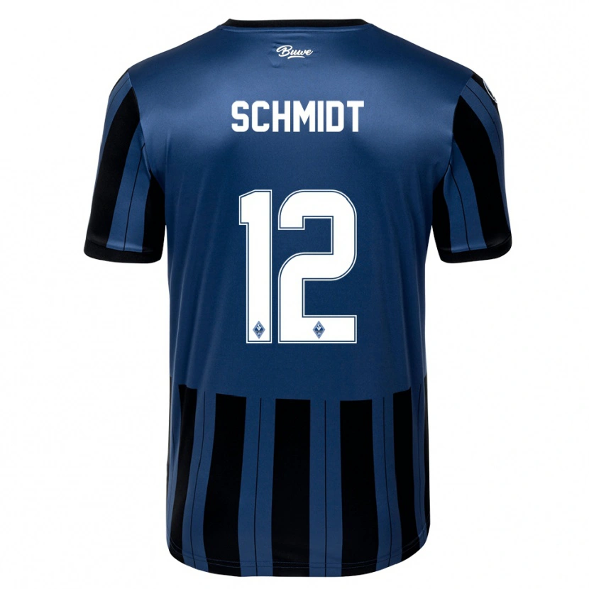 Danxen Herren Niclas Schmidt #12 Blau Grau Schwarz Heimtrikot Trikot 2025/26 T-Shirt Österreich