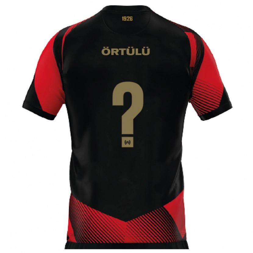 Danxen Herren Mikail Örtülü #0 Schwarz Rot Heimtrikot Trikot 2025/26 T-Shirt Österreich