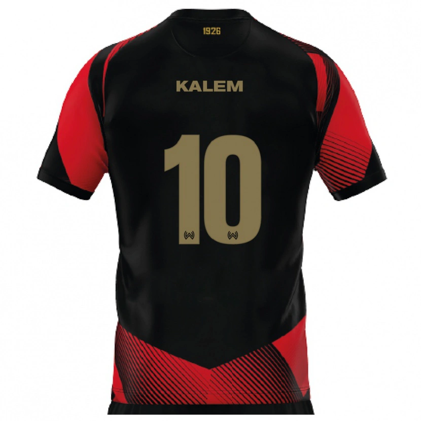 Danxen Herren Robin Kalem #10 Schwarz Rot Heimtrikot Trikot 2025/26 T-Shirt Österreich