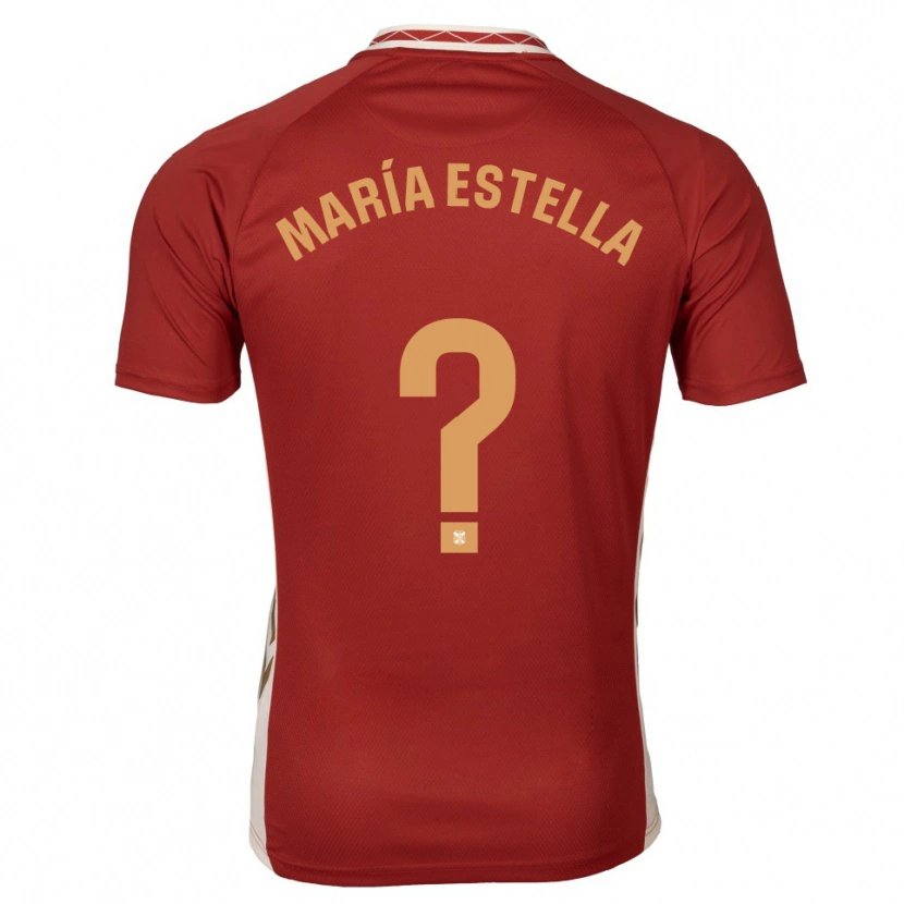 Danxen Herren María Estella Del Valle #0 Burgunder Gold Auswärtstrikot Trikot 2025/26 T-Shirt Österreich