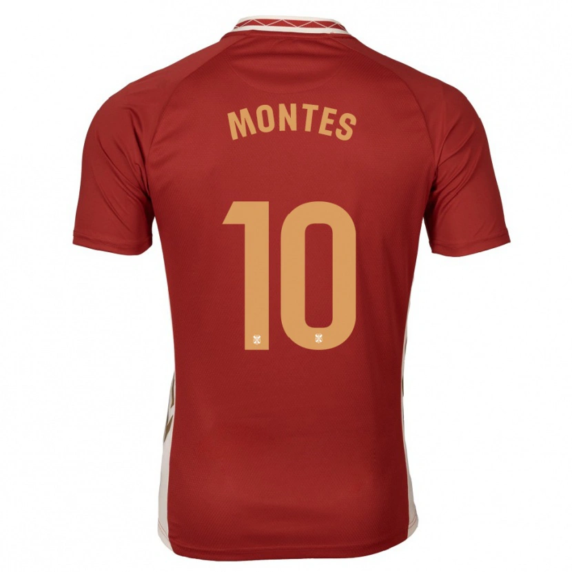 Danxen Herren Cris Montes #10 Burgunder Gold Auswärtstrikot Trikot 2025/26 T-Shirt Österreich