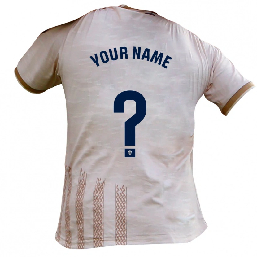 Danxen Herren Ihren Namen #0 Cremeweiß Braun Auswärtstrikot Trikot 2025/26 T-Shirt Österreich