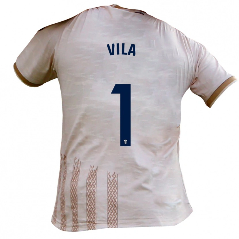 Danxen Herren Ramón Vila #1 Cremeweiß Braun Auswärtstrikot Trikot 2025/26 T-Shirt Österreich