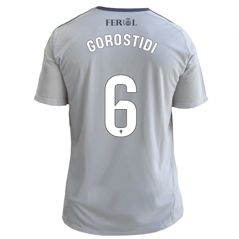 Danxen Herren Ander Gorostidi #6 Grau Silber Auswärtstrikot Trikot 2025/26 T-Shirt Österreich