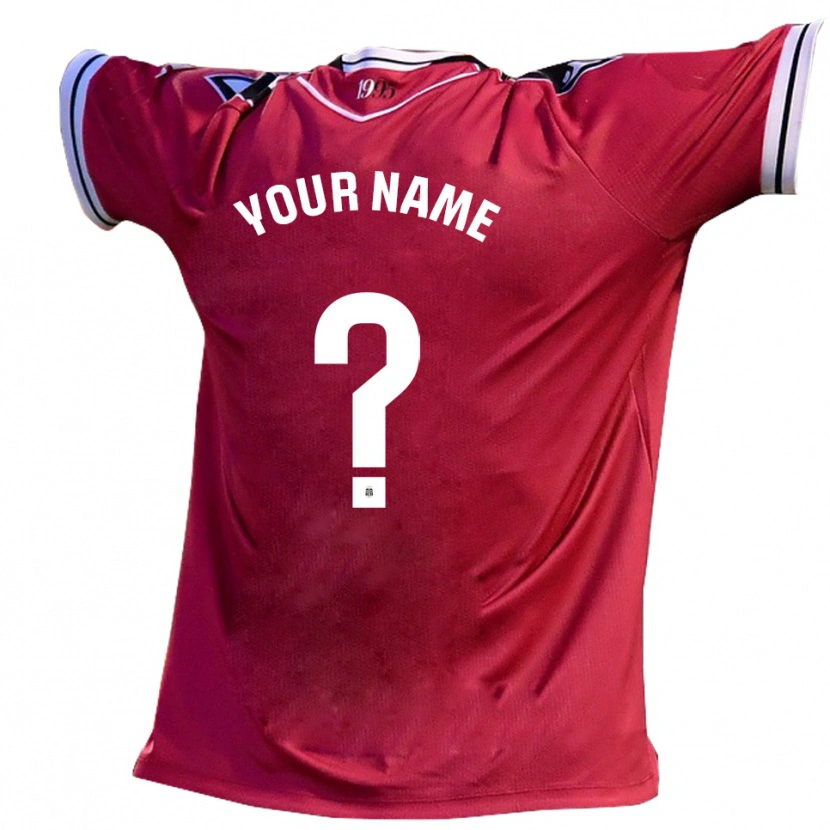 Danxen Herren Ihren Namen #0 Burgunder Schwarz Auswärtstrikot Trikot 2025/26 T-Shirt Österreich