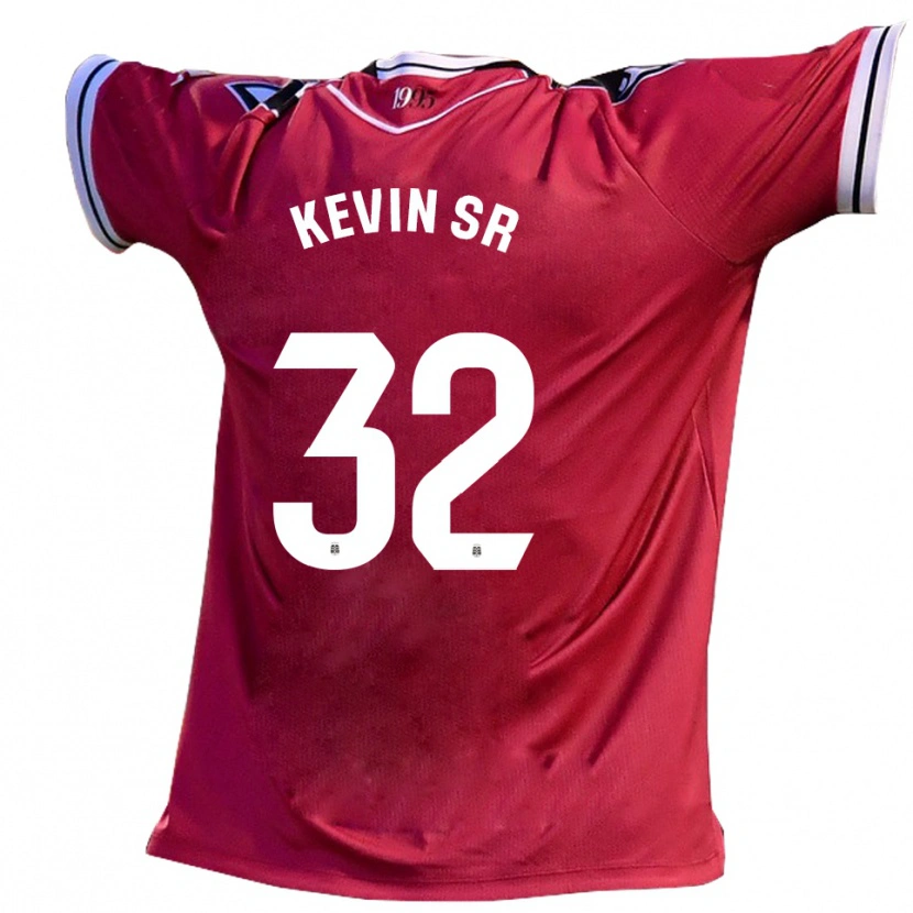 Danxen Herren Kevin Sánchez #32 Burgunder Schwarz Auswärtstrikot Trikot 2025/26 T-Shirt Österreich