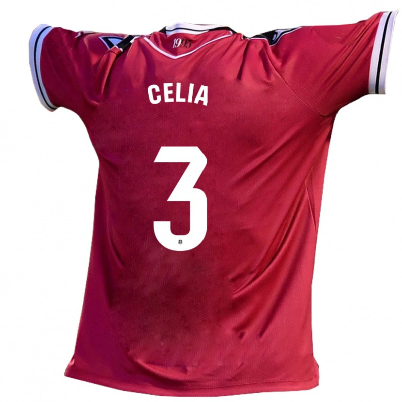 Danxen Herren Celia Martínez #3 Burgunder Schwarz Auswärtstrikot Trikot 2025/26 T-Shirt Österreich