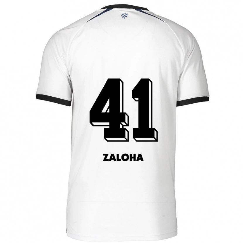 Danxen Herren Artem Zaloha #41 Weiß Schwarz Auswärtstrikot Trikot 2025/26 T-Shirt Österreich