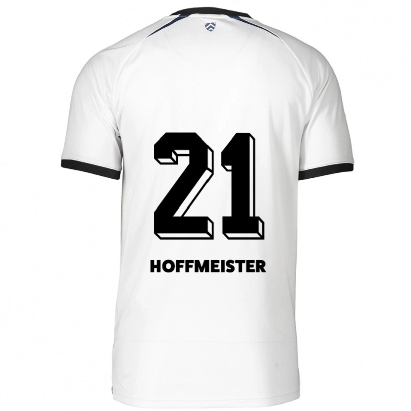 Danxen Herren Milan Hoffmeister #21 Weiß Schwarz Auswärtstrikot Trikot 2025/26 T-Shirt Österreich
