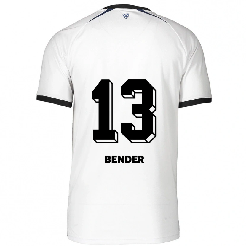 Danxen Herren Grit Bender #13 Weiß Schwarz Auswärtstrikot Trikot 2025/26 T-Shirt Österreich