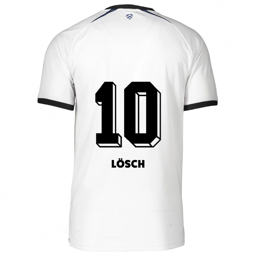 Danxen Herren Lisa Lösch #10 Weiß Schwarz Auswärtstrikot Trikot 2025/26 T-Shirt Österreich
