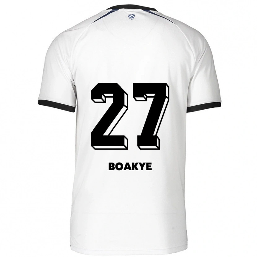 Danxen Herren Benjamin Boakye #27 Weiß Schwarz Auswärtstrikot Trikot 2025/26 T-Shirt Österreich