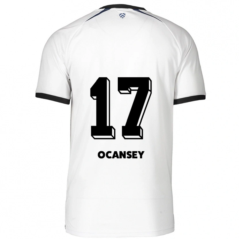 Danxen Herren Vincent Ocansey #17 Weiß Schwarz Auswärtstrikot Trikot 2025/26 T-Shirt Österreich