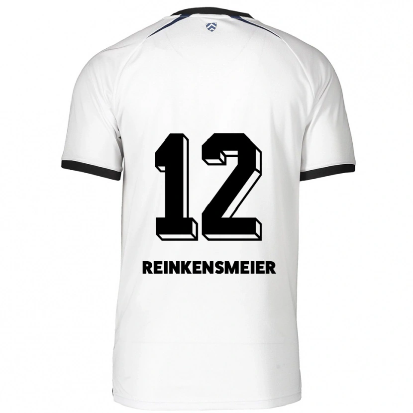 Danxen Herren Thandie Reinkensmeier #12 Weiß Schwarz Auswärtstrikot Trikot 2025/26 T-Shirt Österreich