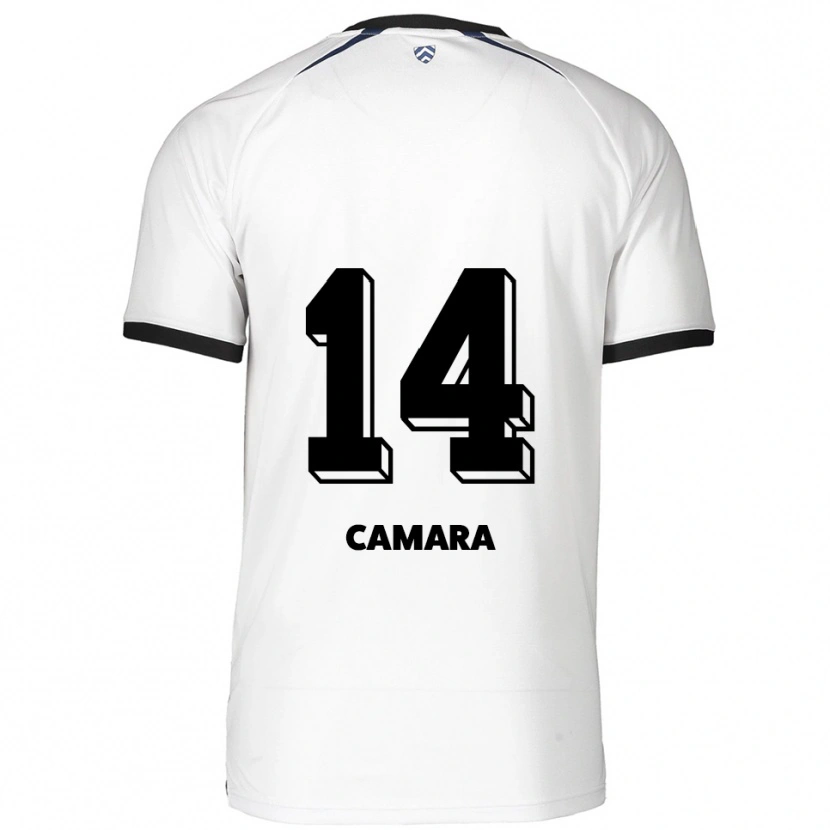 Danxen Herren Fode Camara #14 Weiß Schwarz Auswärtstrikot Trikot 2025/26 T-Shirt Österreich