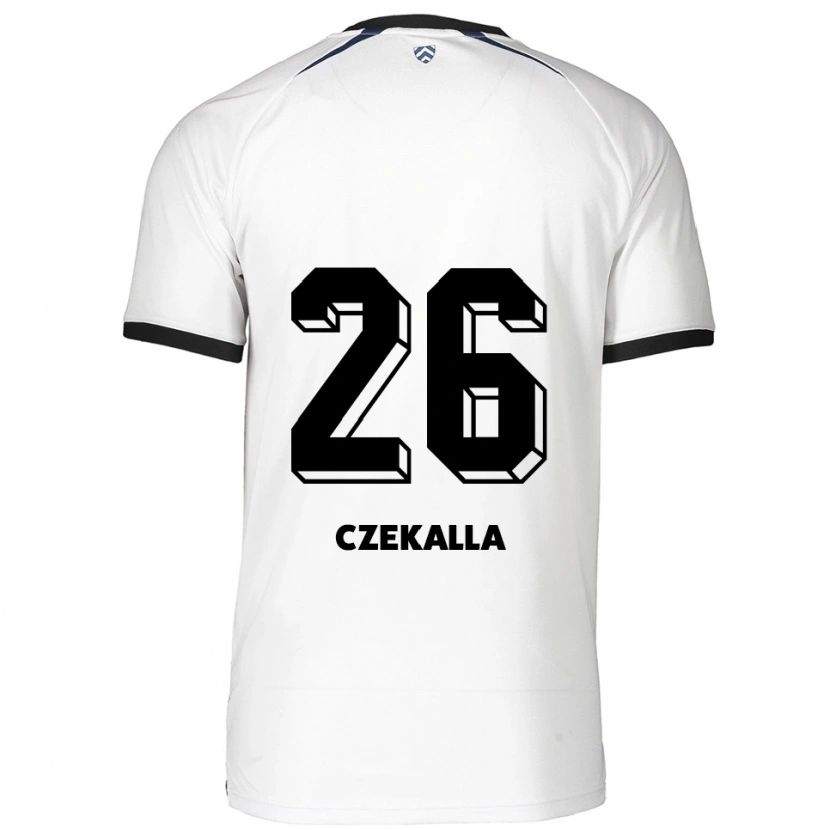 Danxen Herren Anna Czekalla #26 Weiß Schwarz Auswärtstrikot Trikot 2025/26 T-Shirt Österreich