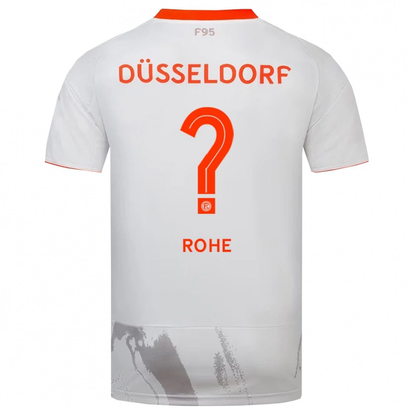 Danxen Herren Frieda Rohe #0 Weiß Orange Auswärtstrikot Trikot 2025/26 T-Shirt Österreich