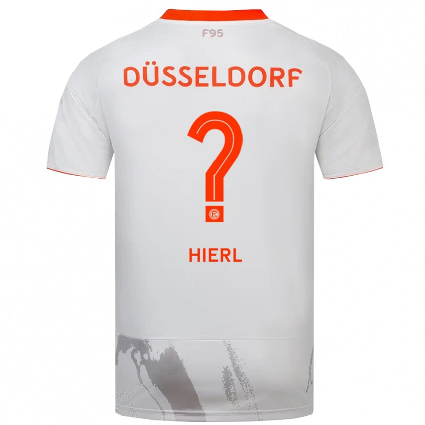 Danxen Herren Josephine Hierl #0 Weiß Orange Auswärtstrikot Trikot 2025/26 T-Shirt Österreich