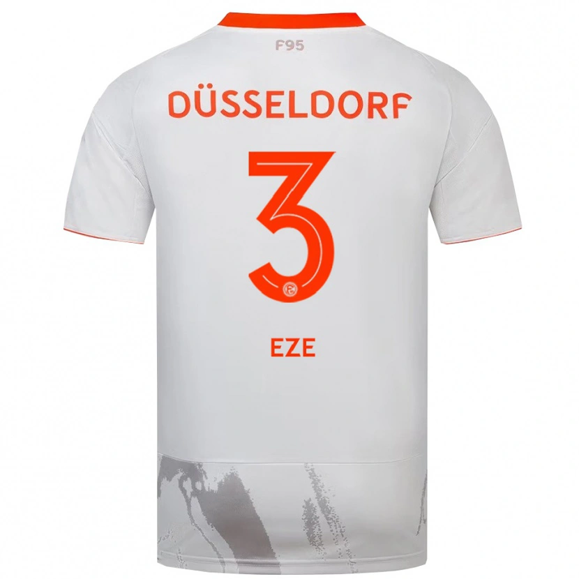Danxen Herren Ben Eze #3 Weiß Orange Auswärtstrikot Trikot 2025/26 T-Shirt Österreich