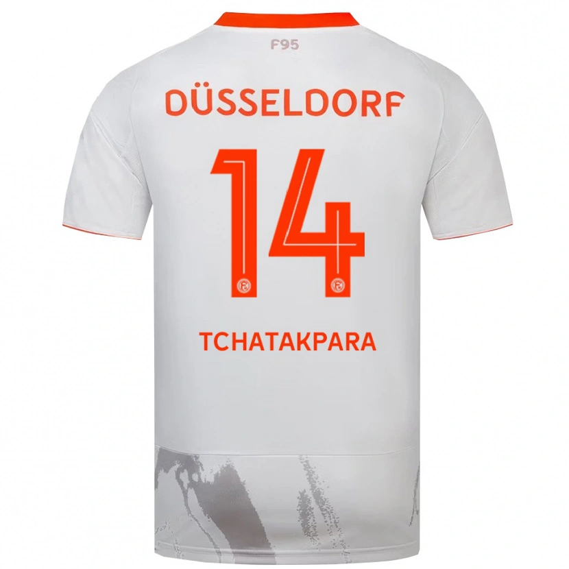 Danxen Herren Adnane Tchatakpara #14 Weiß Orange Auswärtstrikot Trikot 2025/26 T-Shirt Österreich