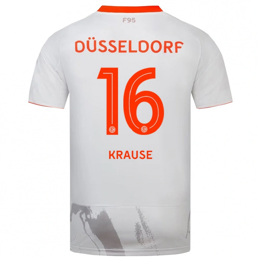 Danxen Herren Arno Krause #16 Weiß Orange Auswärtstrikot Trikot 2025/26 T-Shirt Österreich