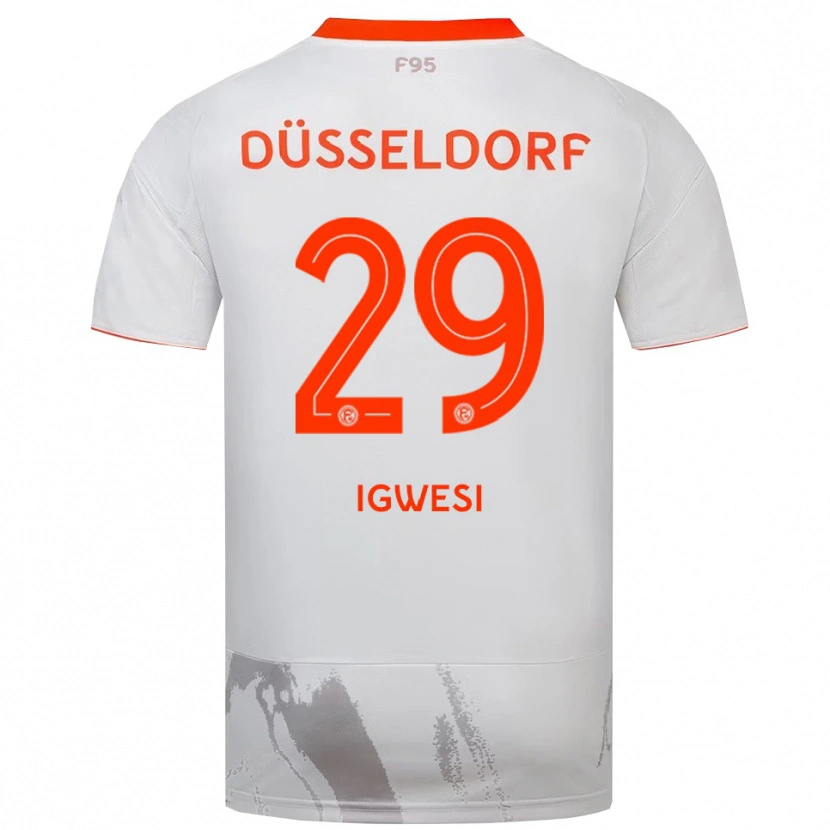 Danxen Herren Tyrese Igwesi #29 Weiß Orange Auswärtstrikot Trikot 2025/26 T-Shirt Österreich