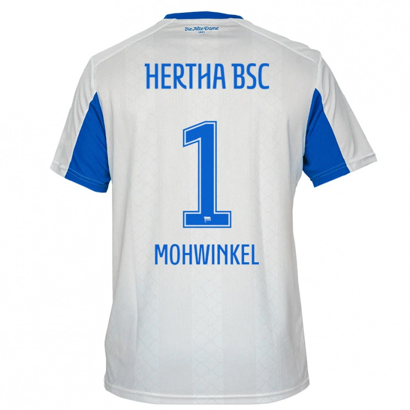 Danxen Herren Maximilian Mohwinkel #1 Weiß Blau Auswärtstrikot Trikot 2025/26 T-Shirt Österreich