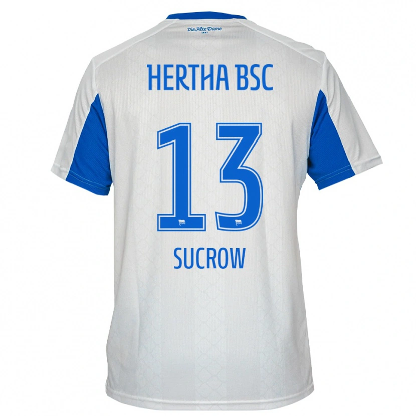 Danxen Herren Connor Sucrow #13 Weiß Blau Auswärtstrikot Trikot 2025/26 T-Shirt Österreich