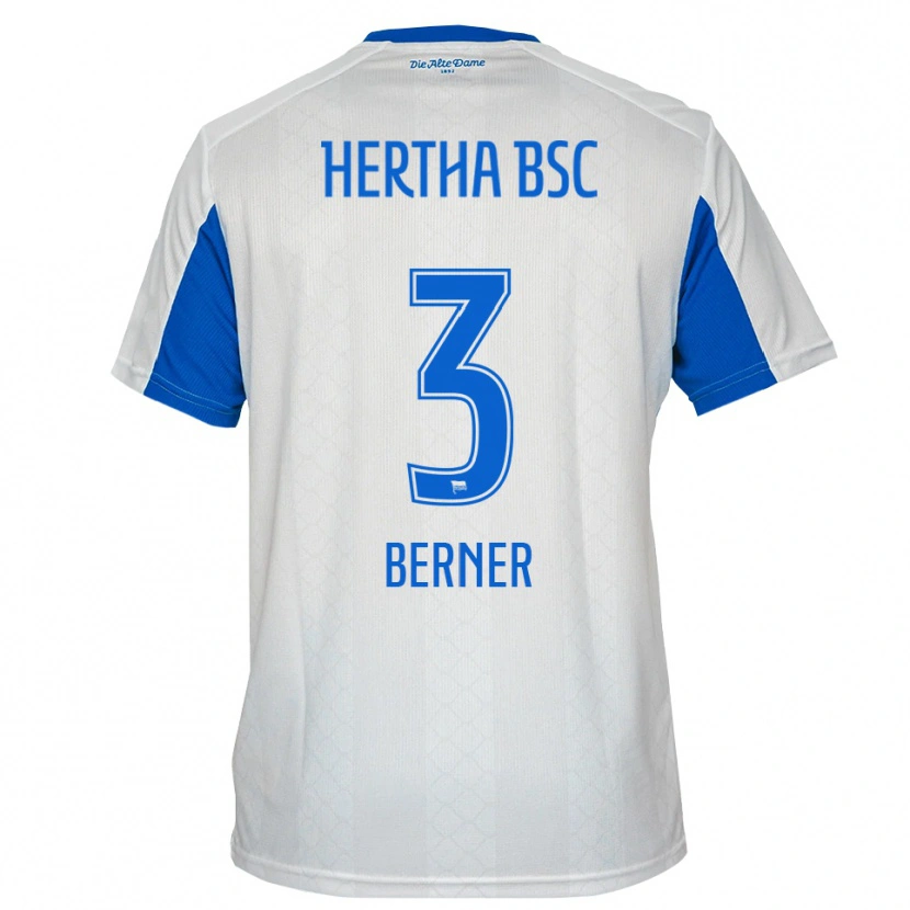 Danxen Herren Janne Berner #3 Weiß Blau Auswärtstrikot Trikot 2025/26 T-Shirt Österreich