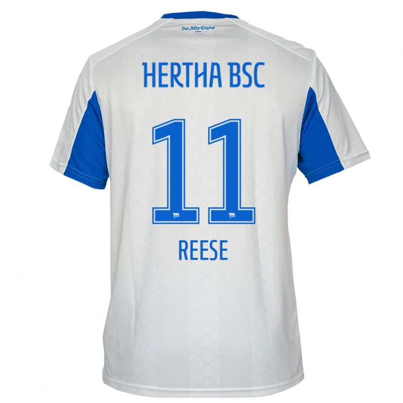 Danxen Herren Fabian Reese #11 Weiß Blau Auswärtstrikot Trikot 2025/26 T-Shirt Österreich