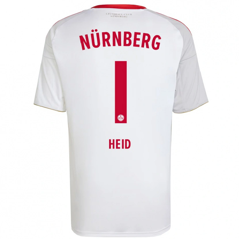 Danxen Herren Noah Heid #1 Weiß Rot Auswärtstrikot Trikot 2025/26 T-Shirt Österreich