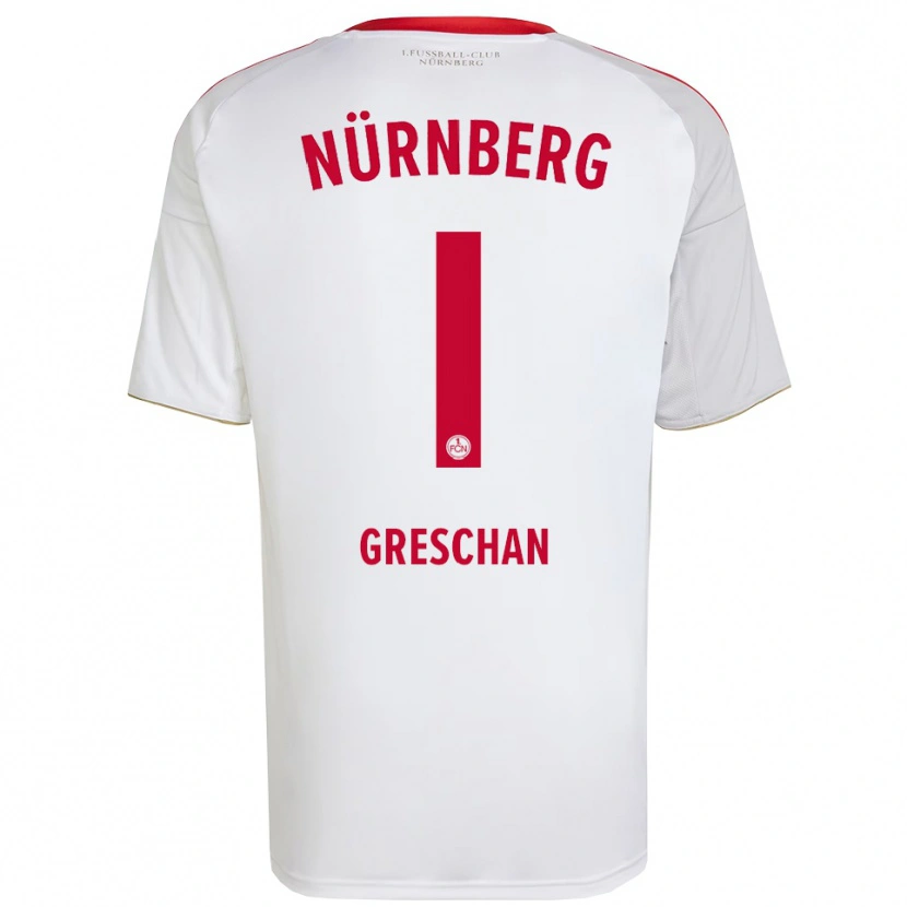 Danxen Herren Lenny Greschan #1 Weiß Rot Auswärtstrikot Trikot 2025/26 T-Shirt Österreich