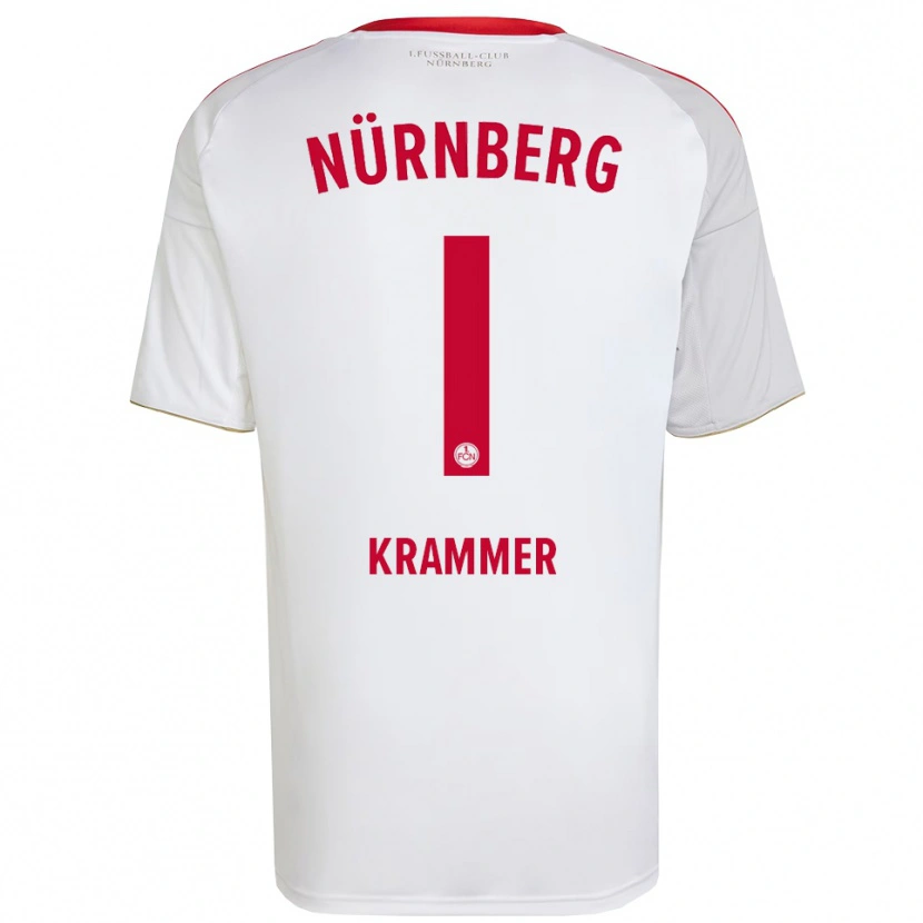 Danxen Herren Kristin Krammer #1 Weiß Rot Auswärtstrikot Trikot 2025/26 T-Shirt Österreich