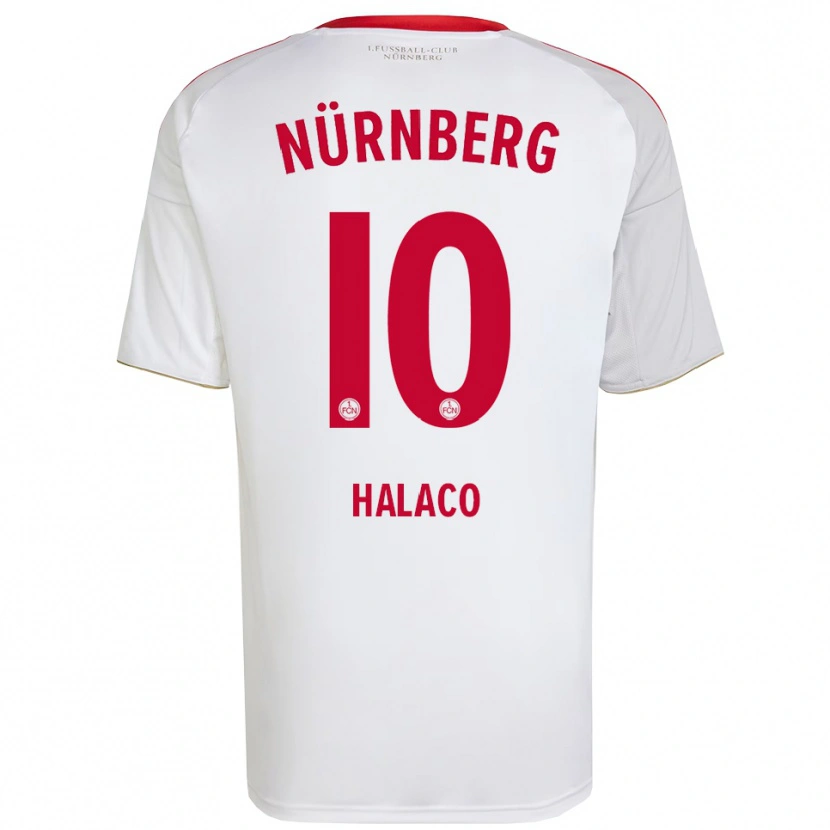 Danxen Herren Cem Halaco #10 Weiß Rot Auswärtstrikot Trikot 2025/26 T-Shirt Österreich