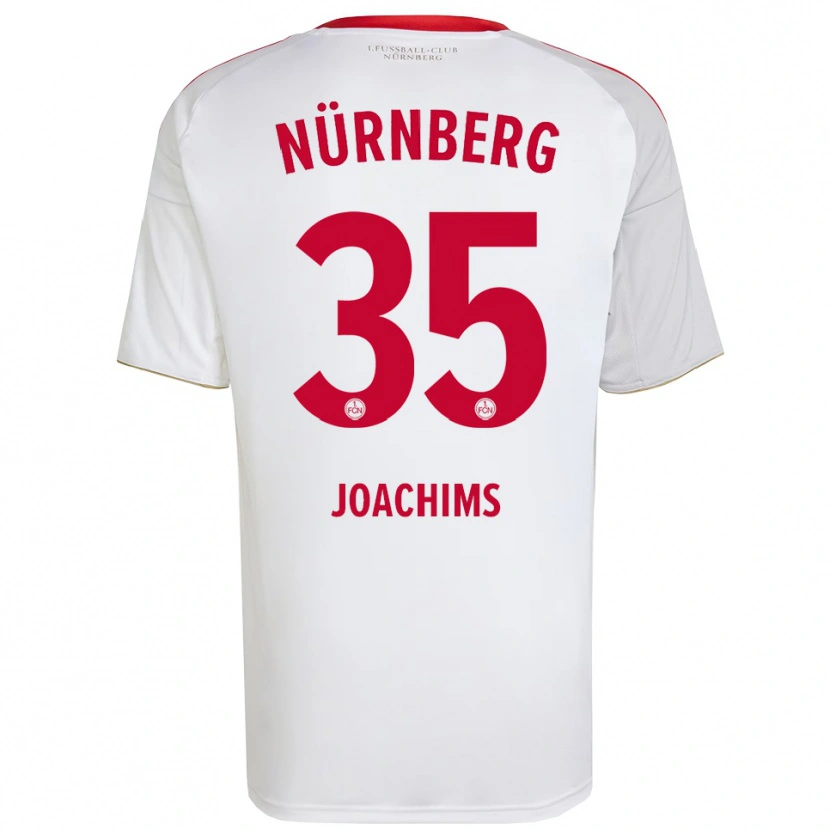 Danxen Herren Simon Joachims #35 Weiß Rot Auswärtstrikot Trikot 2025/26 T-Shirt Österreich