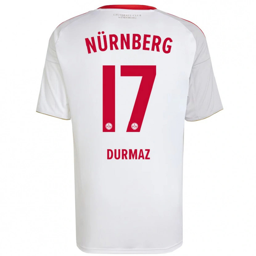 Danxen Herren Enes Durmaz #17 Weiß Rot Auswärtstrikot Trikot 2025/26 T-Shirt Österreich