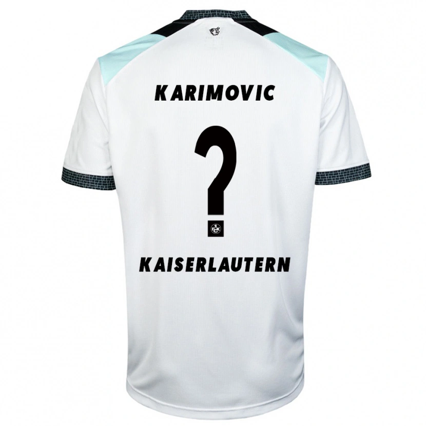 Danxen Herren Ilija Karimovic #0 Weiß Schwarz Auswärtstrikot Trikot 2025/26 T-Shirt Österreich