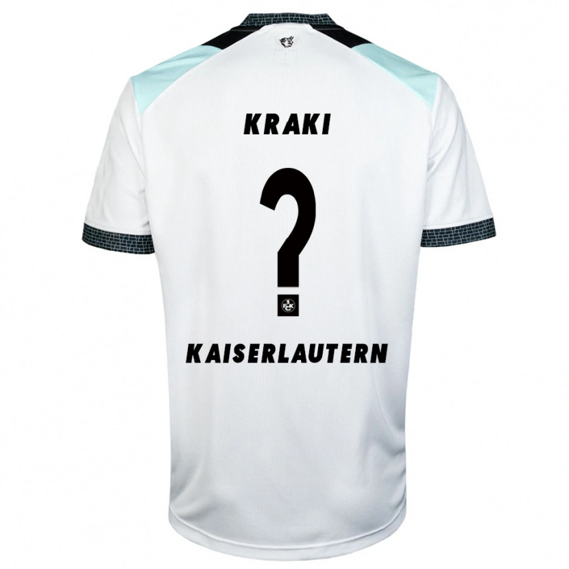 Danxen Herren Avdyl Kraki #0 Weiß Schwarz Auswärtstrikot Trikot 2025/26 T-Shirt Österreich