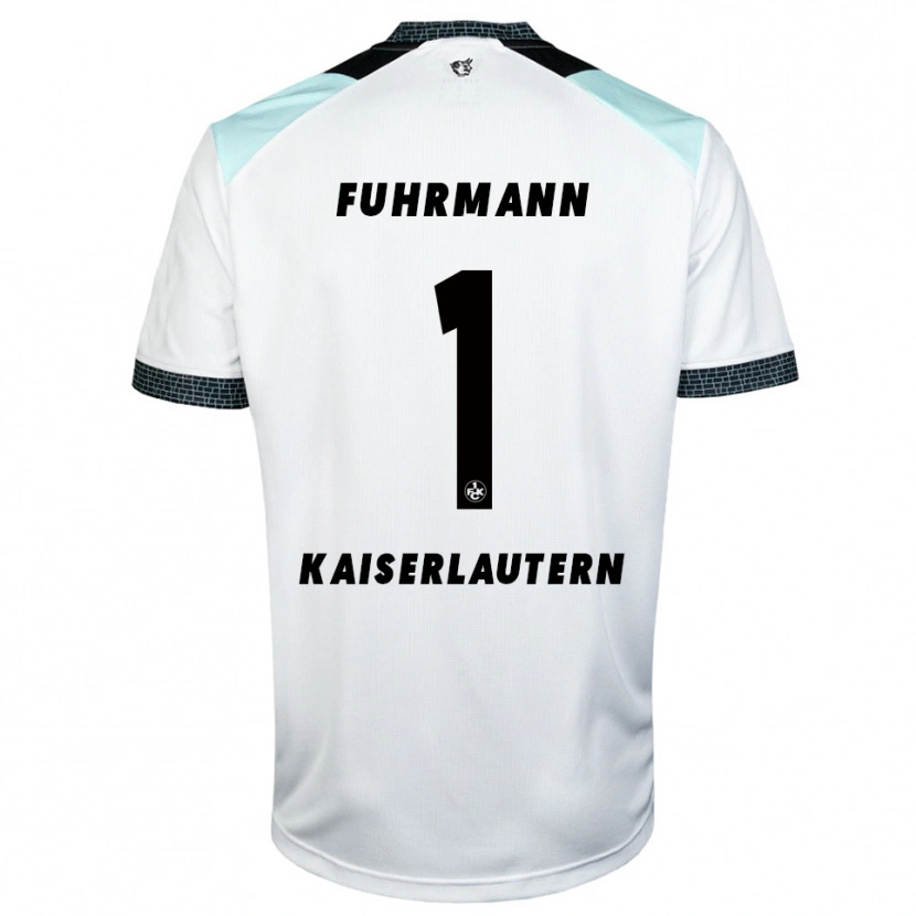 Danxen Herren Lasse Fuhrmann #1 Weiß Schwarz Auswärtstrikot Trikot 2025/26 T-Shirt Österreich