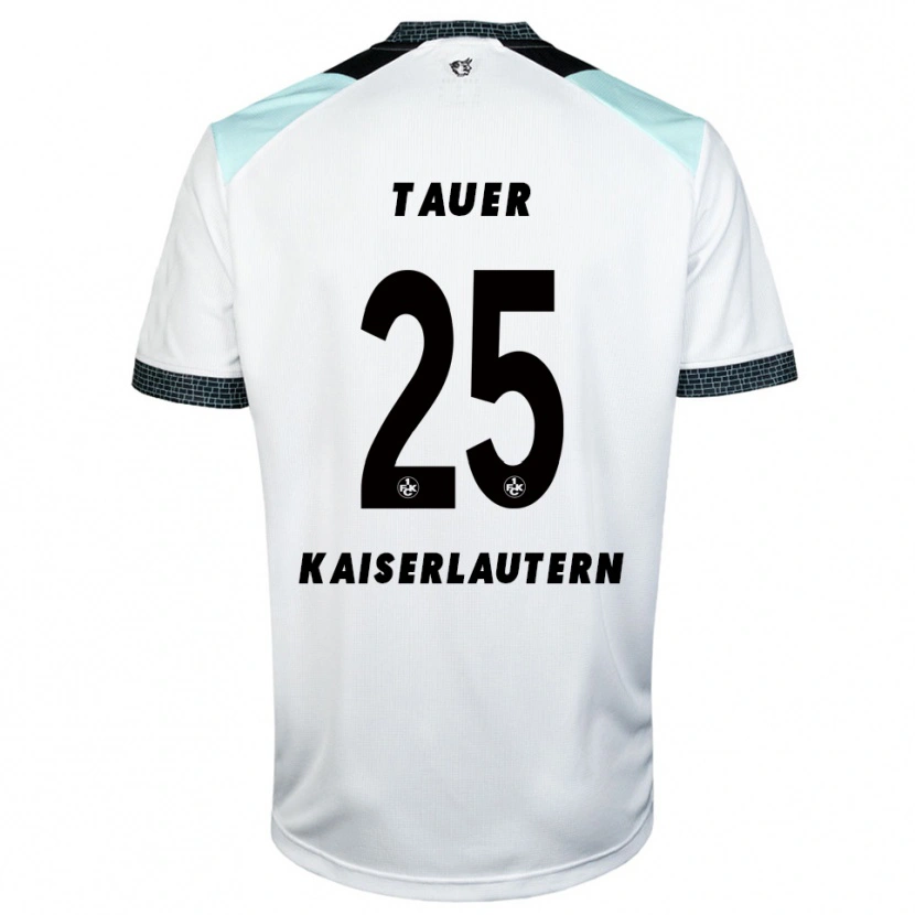 Danxen Herren Luca Tauer #25 Weiß Schwarz Auswärtstrikot Trikot 2025/26 T-Shirt Österreich