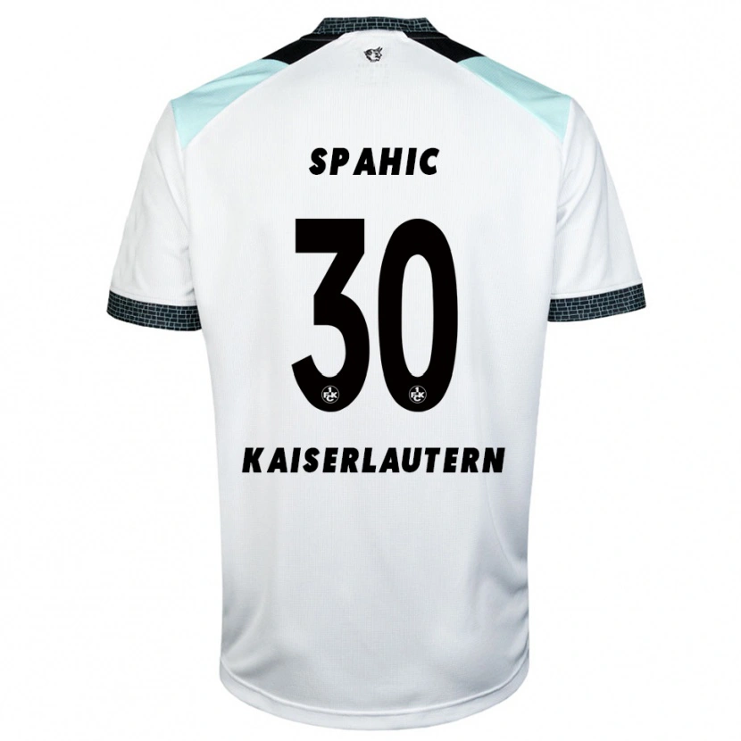 Danxen Herren Avdo Spahic #30 Weiß Schwarz Auswärtstrikot Trikot 2025/26 T-Shirt Österreich
